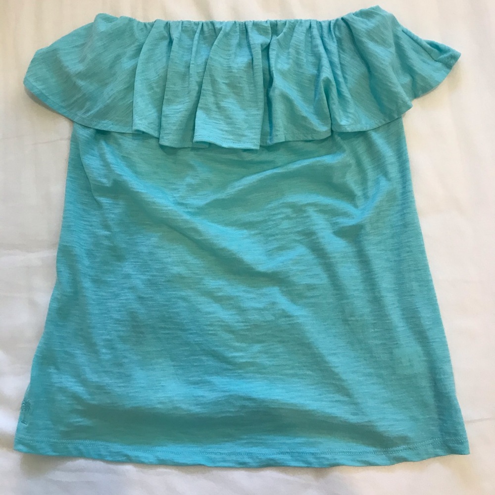 Lilly Pulitzer strapless shirt